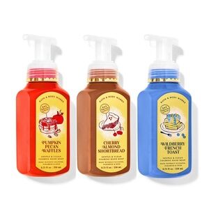 Bath & Body Works Soap Set of 3 Cherry Almond Toast Pecan Pumpkin
